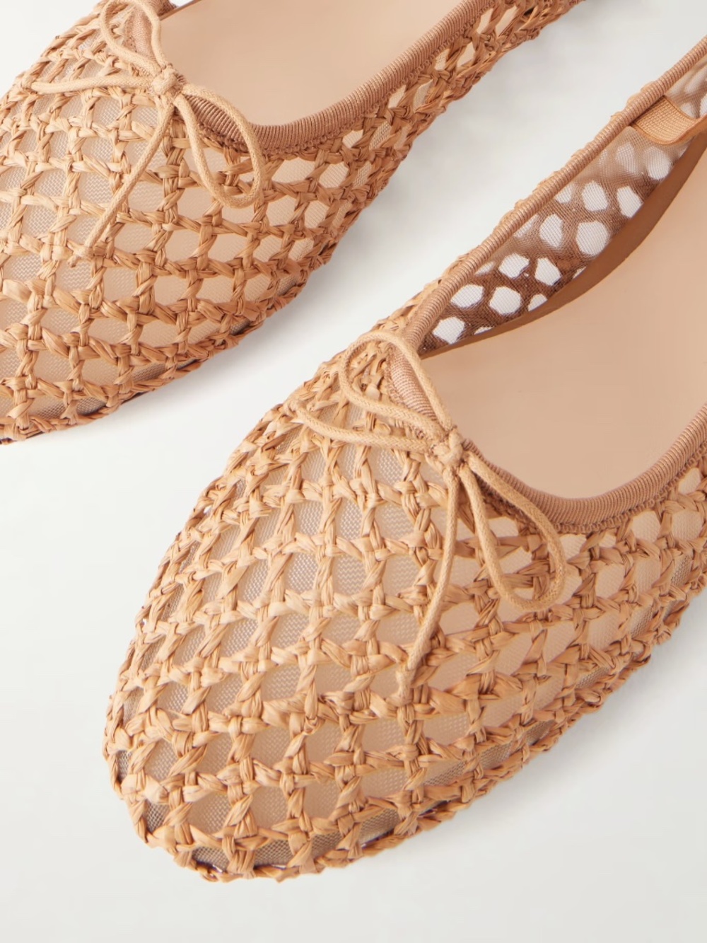 Loeffler Randall Leonie woven flats 5.5 EUC